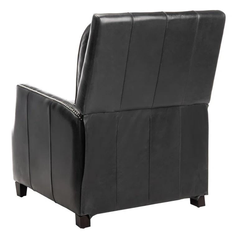 Buddy Leather Recliner - Black - Safavieh