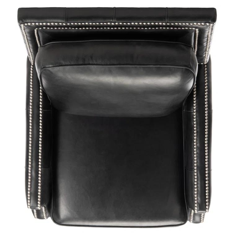 Buddy Leather Recliner - Black - Safavieh