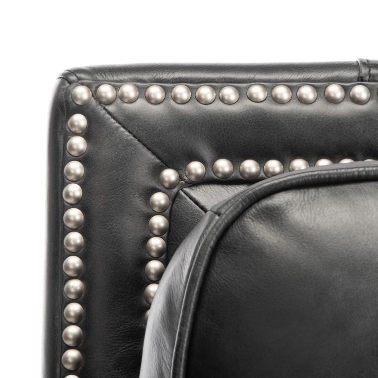Buddy Leather Recliner - Black - Safavieh