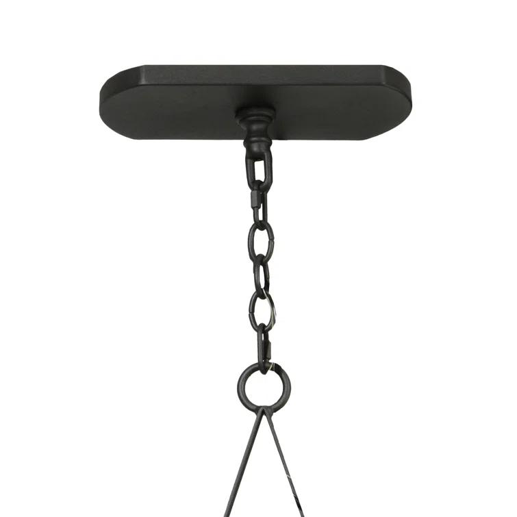 Rustic Lodge 15 - Light Dimmable Square / Rectangle Chandelier