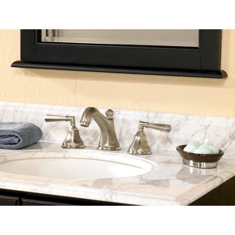 Palladian Widespread Lavatory Faucet With Low Spout