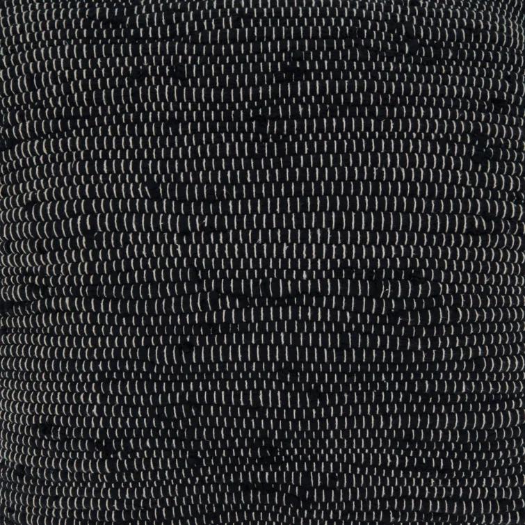Saro Noir Chindi Collection Cotton Throw Pillow