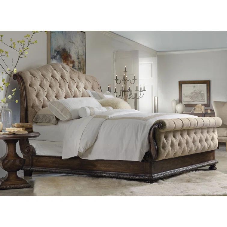 Rhapsody Upholstered Sleigh Bed
