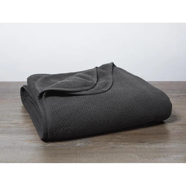 Coyuchi Honeycomb Hand Woven Throw Blanket