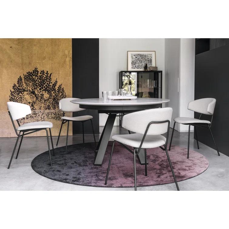 Sophia Upholstered Chair with Metal Frame
