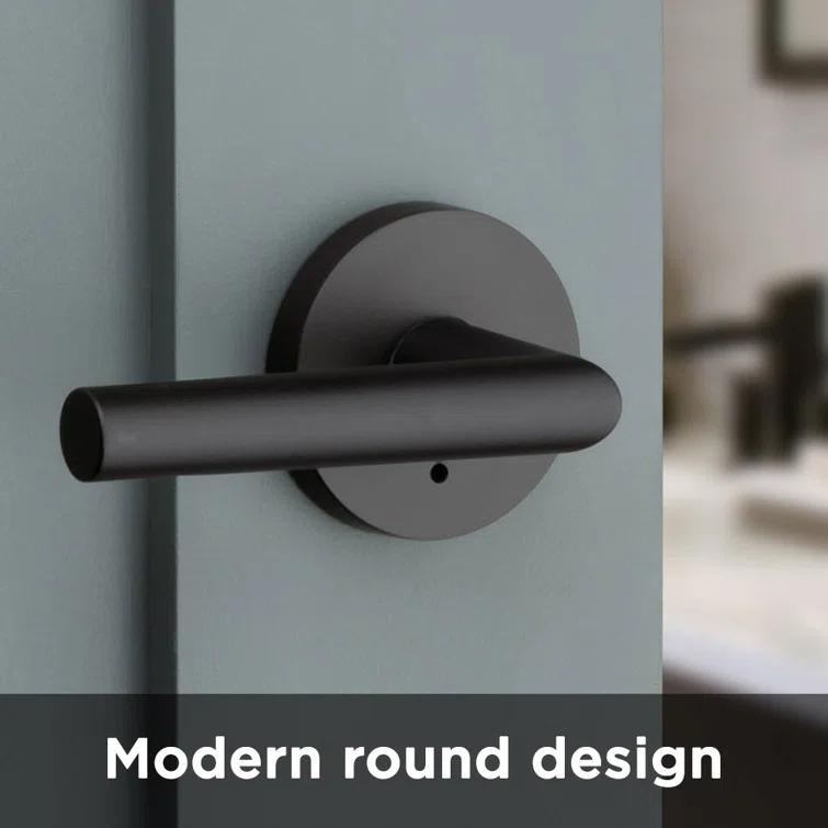 Milan Privacy Door Lever with Round Rosette