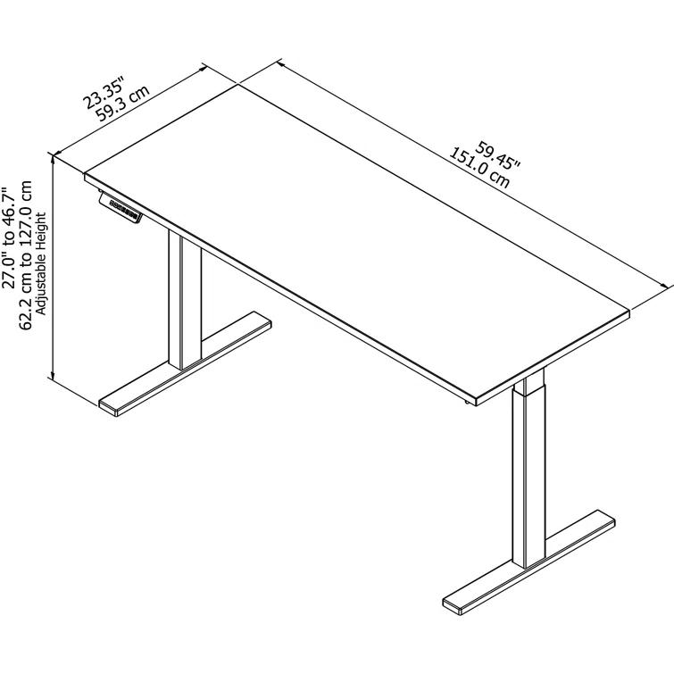 Move 60 Series Adjustable Metal Base Standing Desk