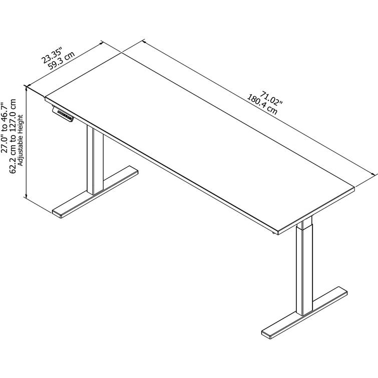 Move 60 Series Adjustable Metal Base Standing Desk