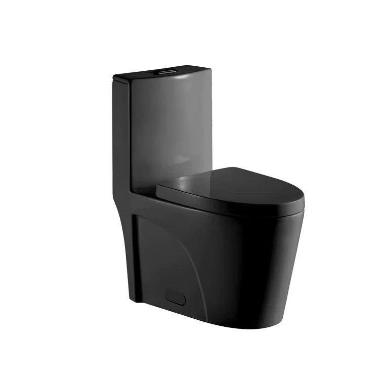 St. Tropez One Piece Elongated Toilet Dual Vortex Flush 1.6 GPF