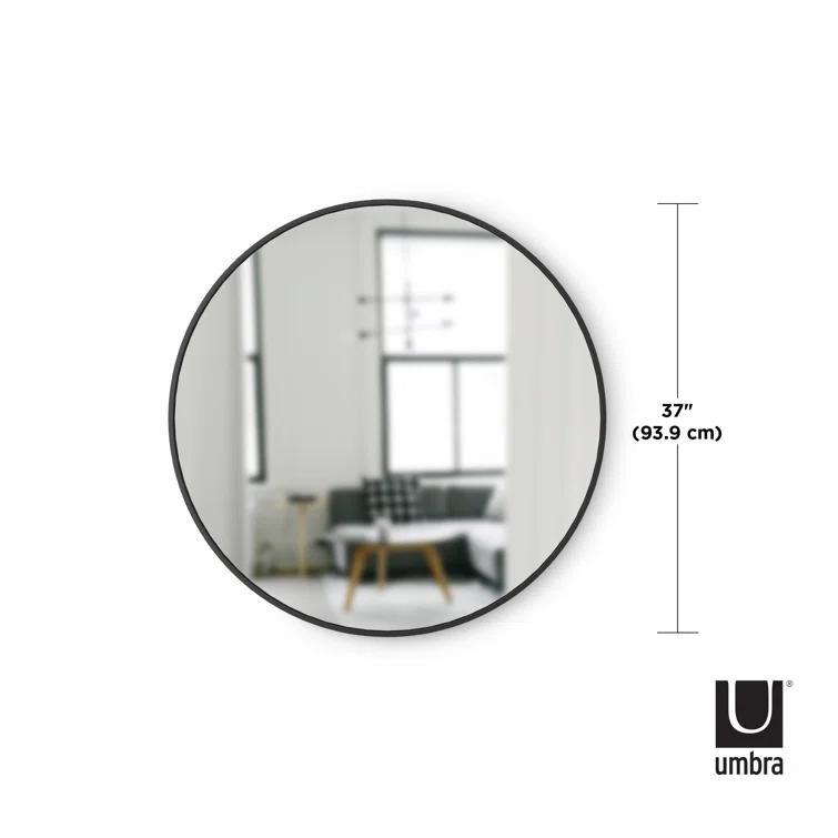 Hub Rubber Round Mirror