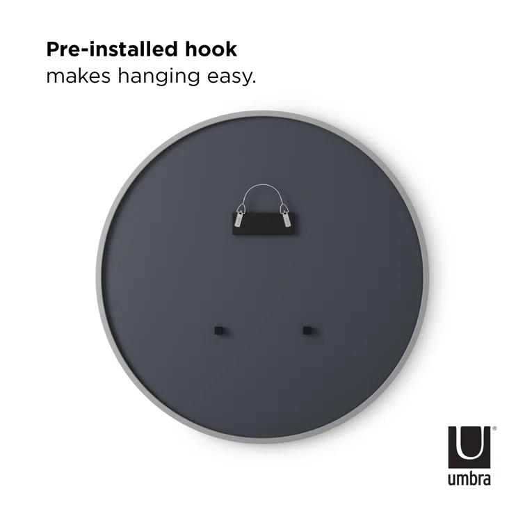 Hub Rubber Round Mirror