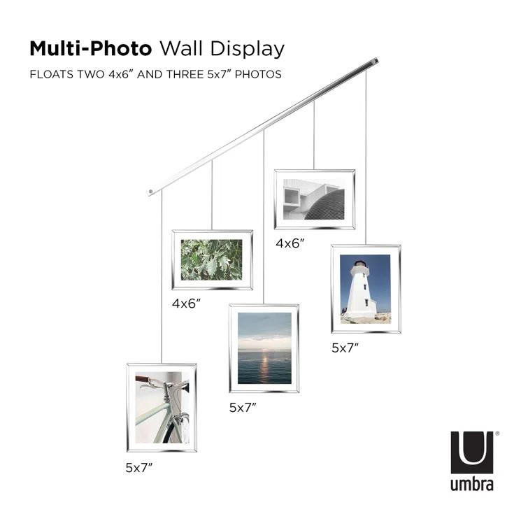 Metal Picture Frame - Set of 5