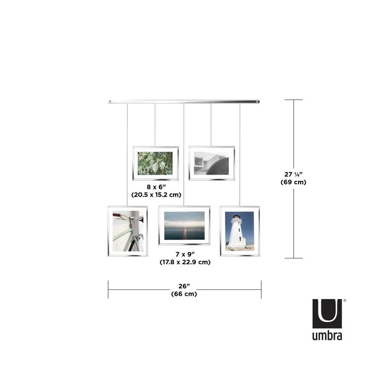 Metal Picture Frame - Set of 5
