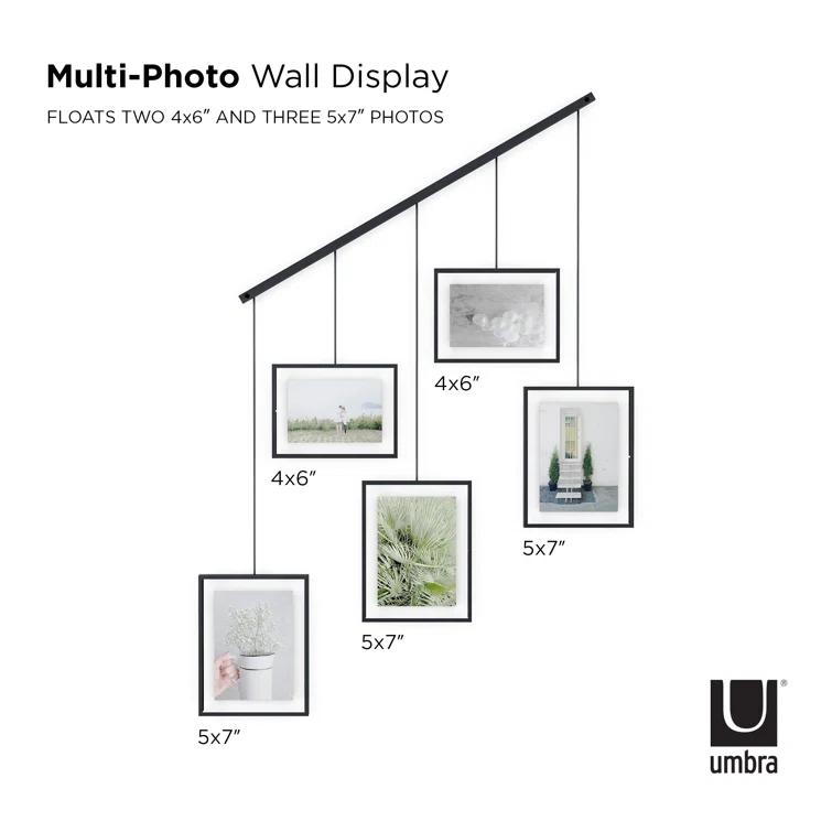 Umbra Exhibit 5-Photo Wall Hanging Picture Frames
