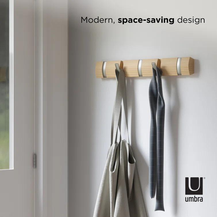 Flip 5 - Hook Solid Wood Coat Rack