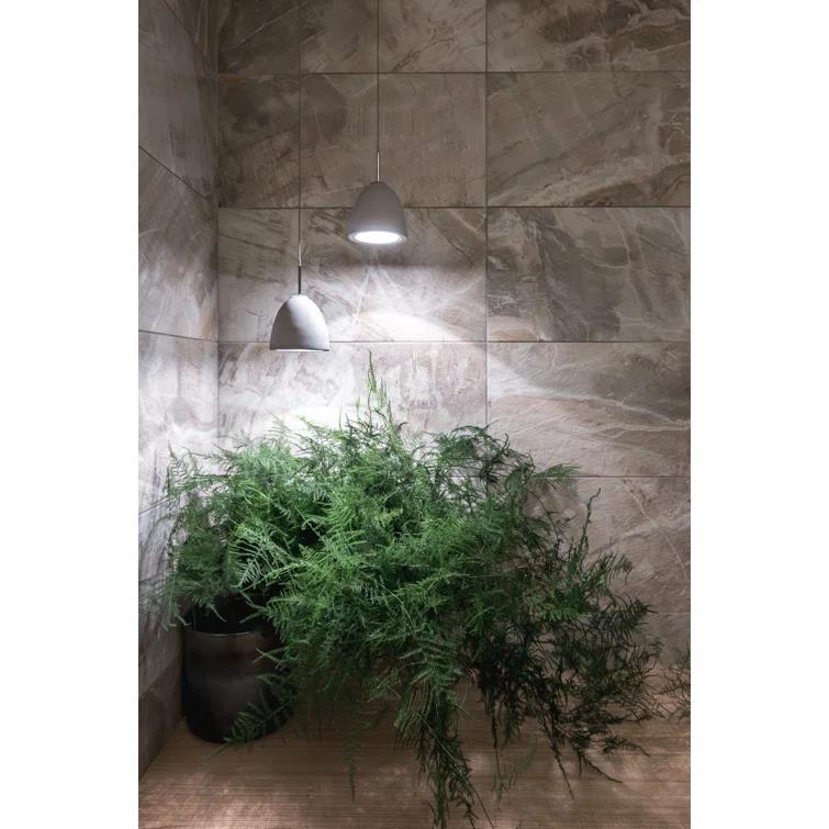 Extra Small White Concrete Pendant Light