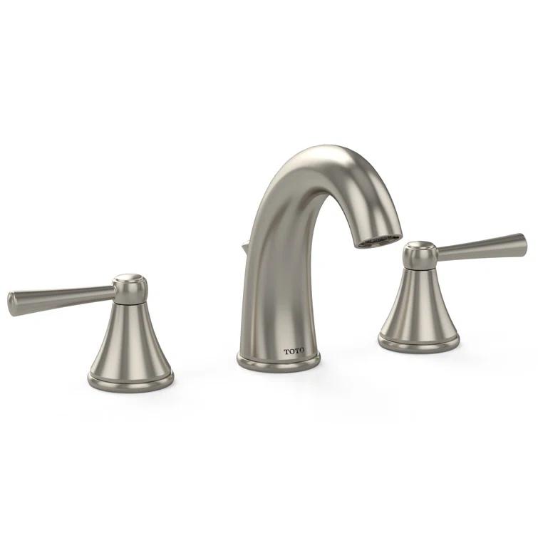 Silas® Widespread Bathroom Faucet with Drain Assembly