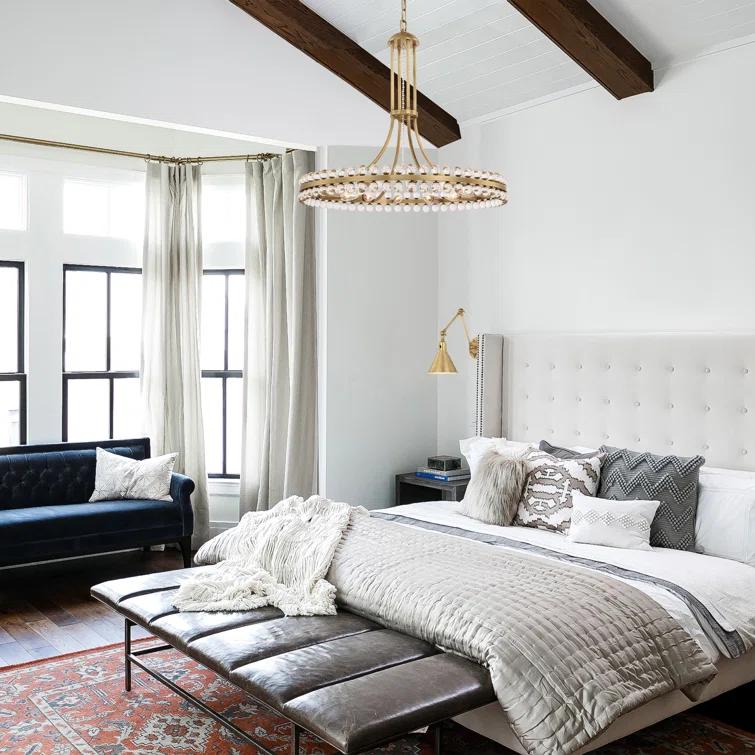 Twelve Light Chandelier-Aged Brass Finish    -Traditional Installation Crystorama Lighting Clo-8899-Ag