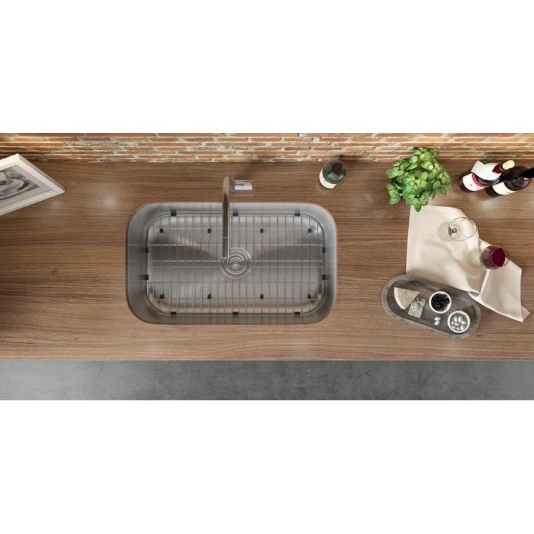 Ruvati 30-inch Undermount 16 Gauge Stainless Steel Kitchen Sink Single Bowl