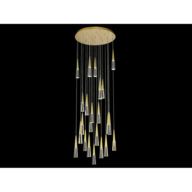 Avalon 25 - Light Dimmable Tiered Chandelier