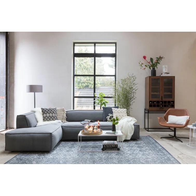 Nikki Faux Leather Swivel Accent Chair