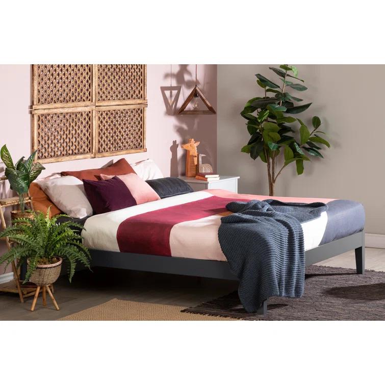 Vito Solid Wood Platform Bed