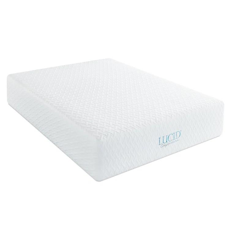 LUCID Medium Cooling Gel infused Memory Foam Mattress