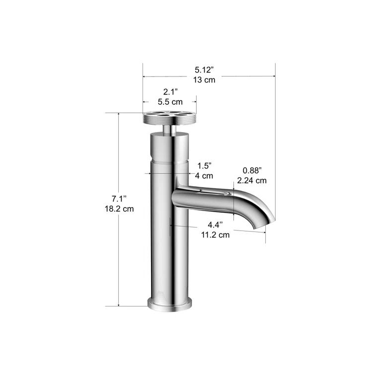 Nova Single-Hole Single-handle Bathroom Faucet
