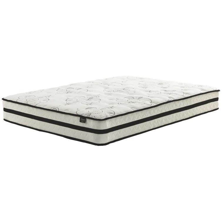Signature Design By Ashley Chime 10 Inch Hybrid Twin Mattress In A Box White & Reviews | Wayfair