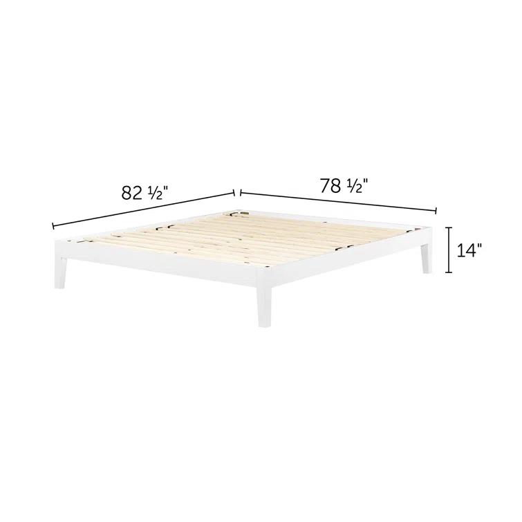 Vito Solid Wood Platform Bed