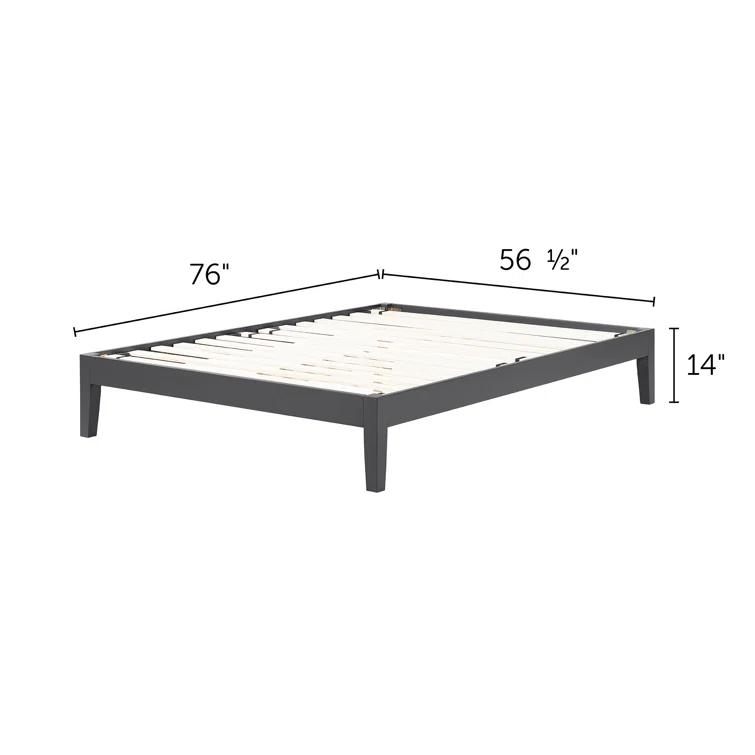 Vito Solid Wood Platform Bed