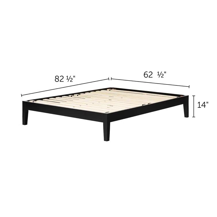 Vito Solid Wood Platform Bed