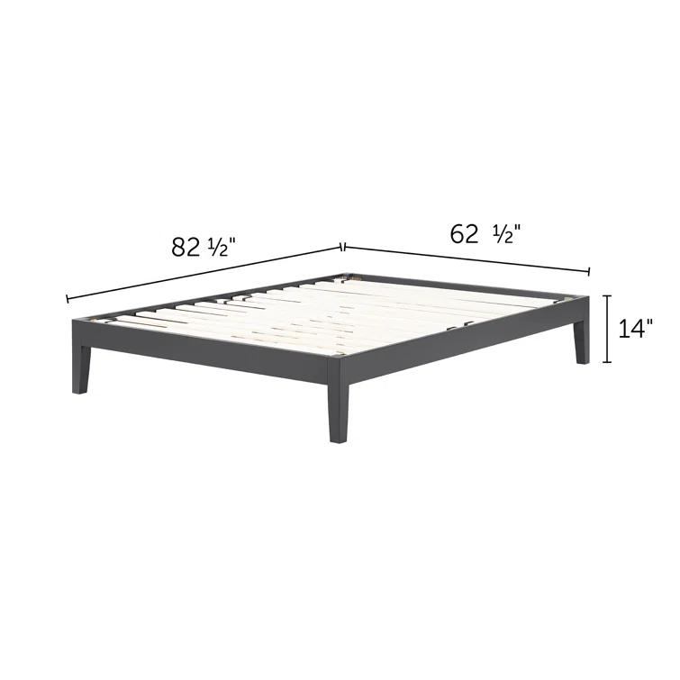 Vito Solid Wood Platform Bed