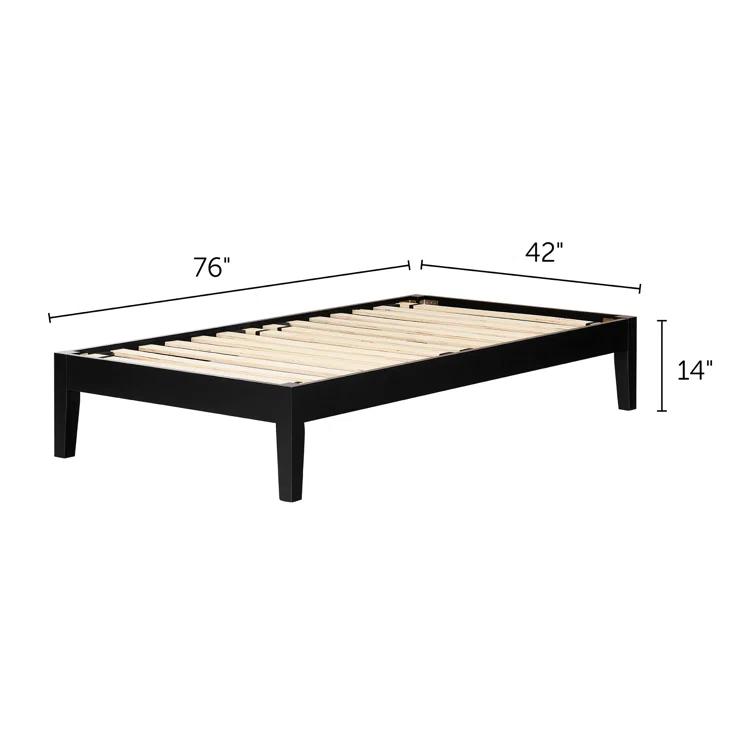 Vito Solid Wood Platform Bed