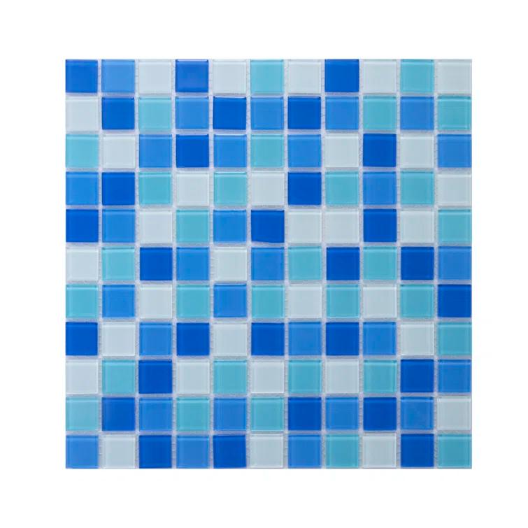 WS Tiles® 1" x 1" Straight Edge Glass Mosaic Tile