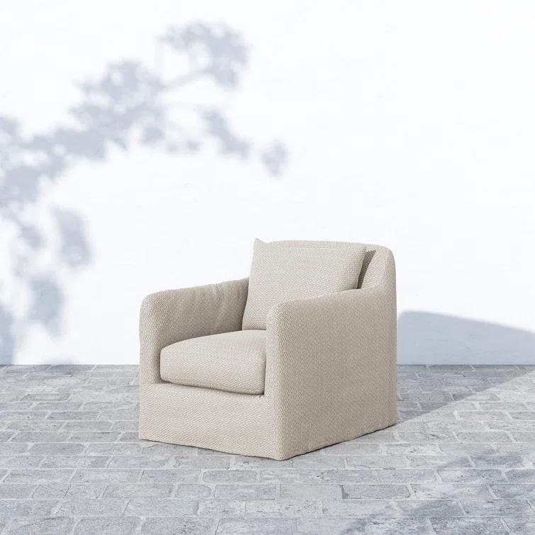 Sakura Indoor / Outdoor Swivel Chair - Sand