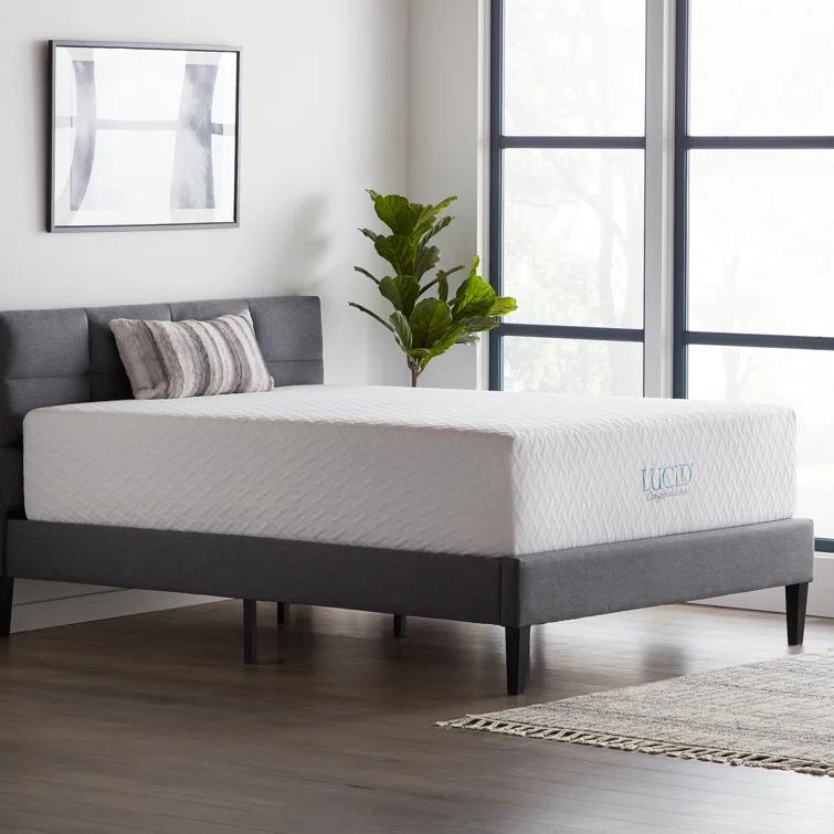 LUCID Medium Cooling Gel infused Memory Foam Mattress