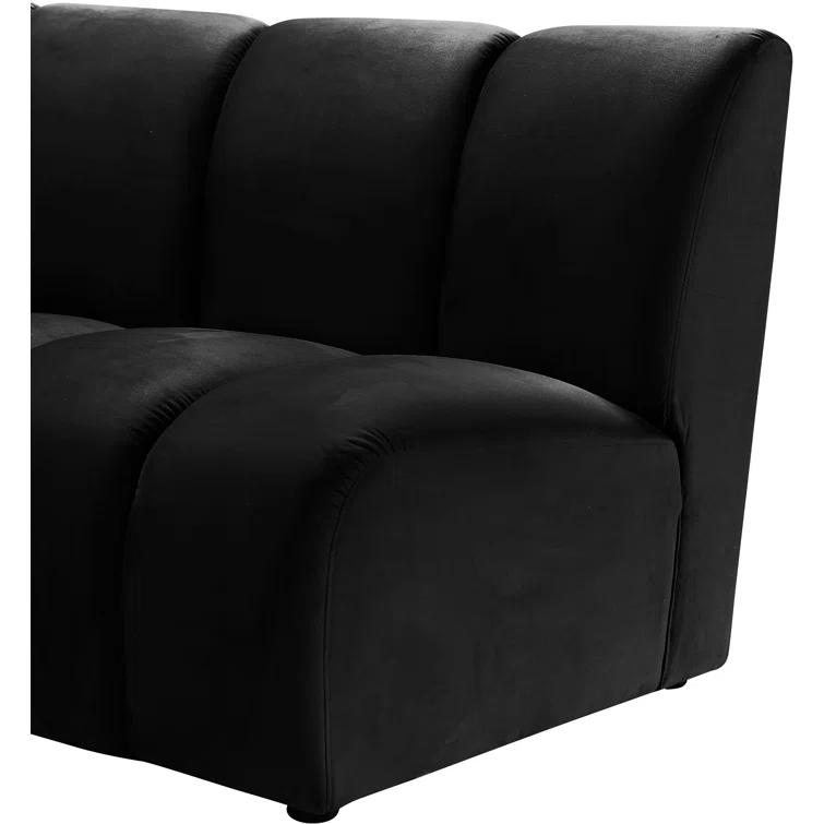 Edinger 9 - Piece Velvet Sectional