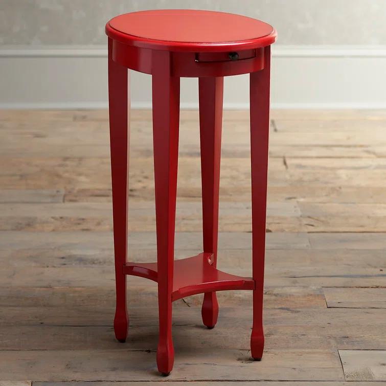 Butler Specialty Loft Arielle Round End Table In Red