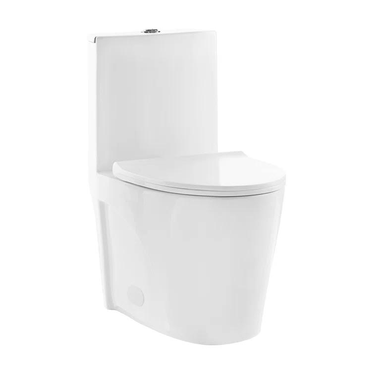 St. Tropez One Piece Elongated Toilet Dual Vortex Flush 1.6 GPF