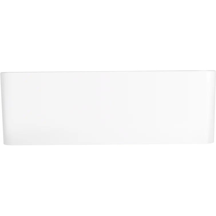 Unwind 67" x 32" Back-To-Wall Soaking Bathtub