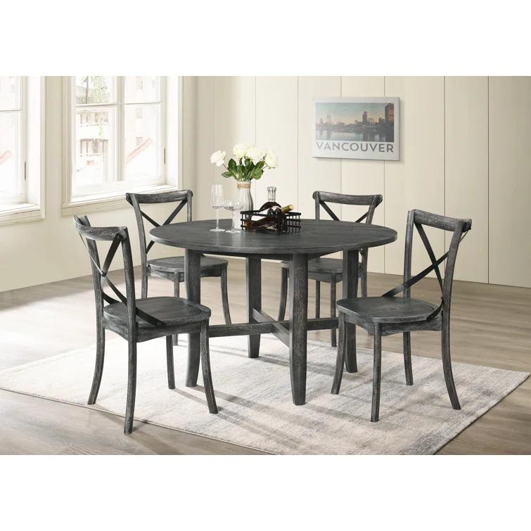 Kappel Round Dining Table in Rustic Oak