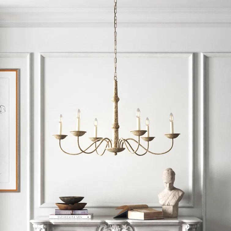 Kelly Clarkson Home Calando 6 - Light Dimmable Classic / Traditional Chandelier