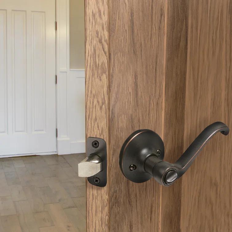 Scroll Privacy Bed/Bath Door Lever