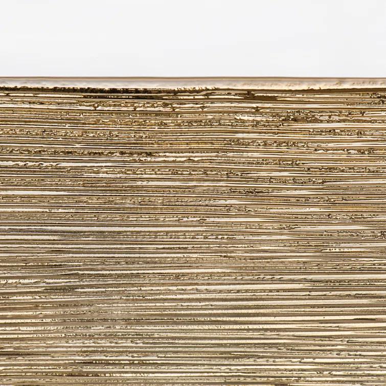 Ruvati 20 x 16 inch Bathroom Vessel Sink Gold Decorative Art Above Vanity Counter White Ceramic