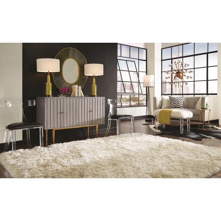 Crawford Faux Fur Upholstered Bench
