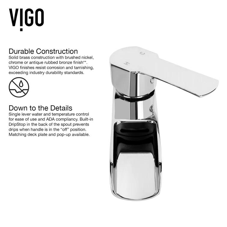 Niko 11" H Single Handle Vessel Sink Bathroom Faucetwith Pop-up Drain