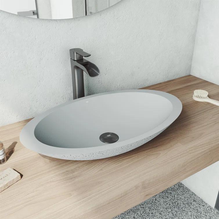 Niko 11" H Single Handle Vessel Sink Bathroom Faucetwith Pop-up Drain