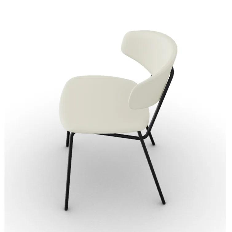 Sophia Upholstered Chair with Metal Frame