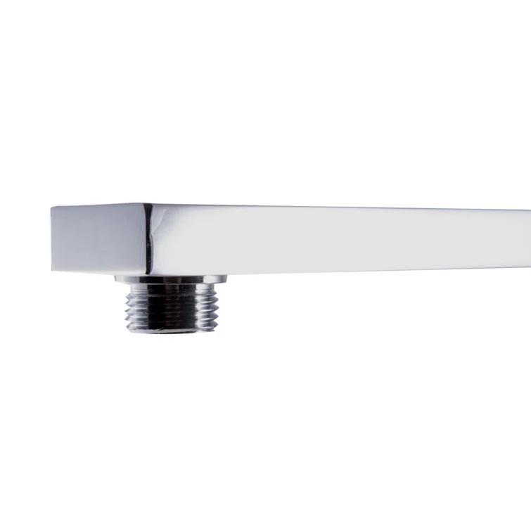 12" Square Raised Wall Mounted Shower Arm